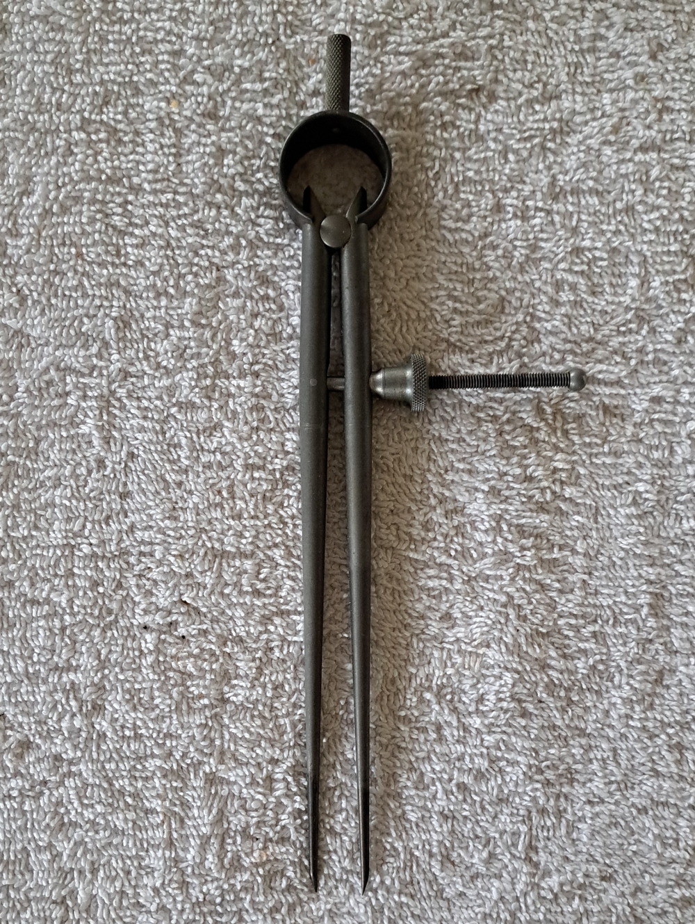 Vintage Heavy Duty Drafting Compass Spreads 6-1/2" Wide